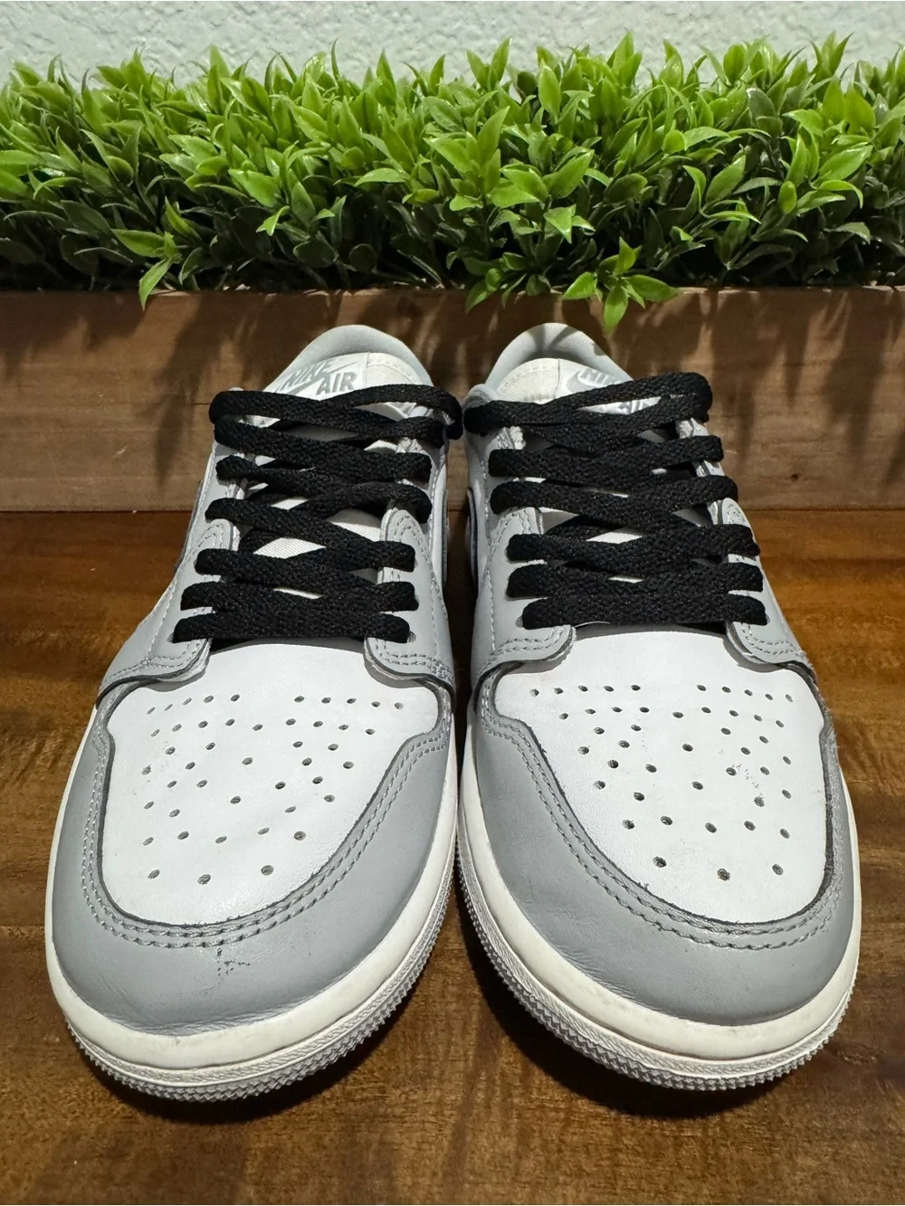 Nike Air Jordan 1 Retro Low OG Barons Wolf Grey White Black CZ0790-110 Size 7